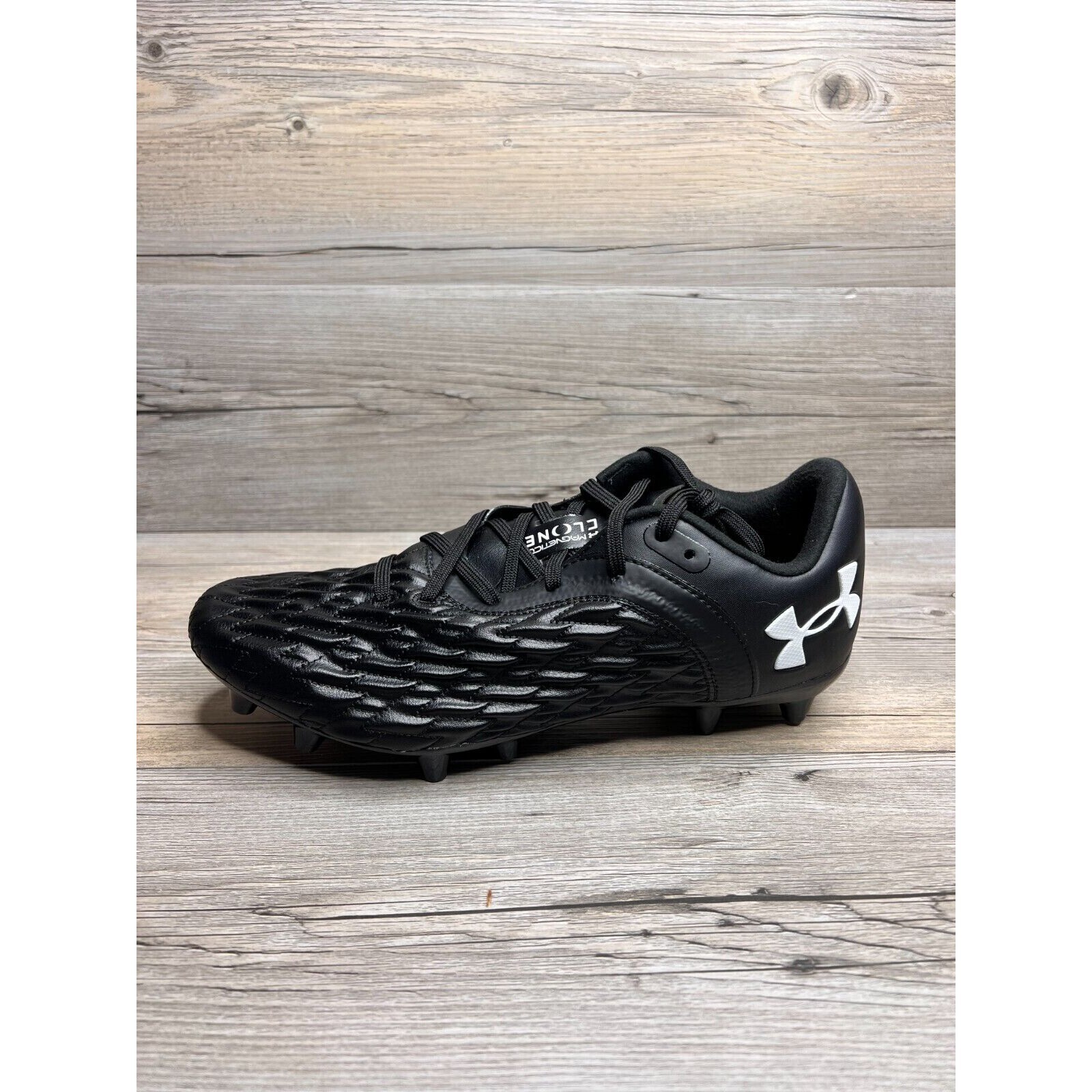 Under Armour Clone Magnetico Premier 2 FG Mens Size 9.5 Black 3025641 001