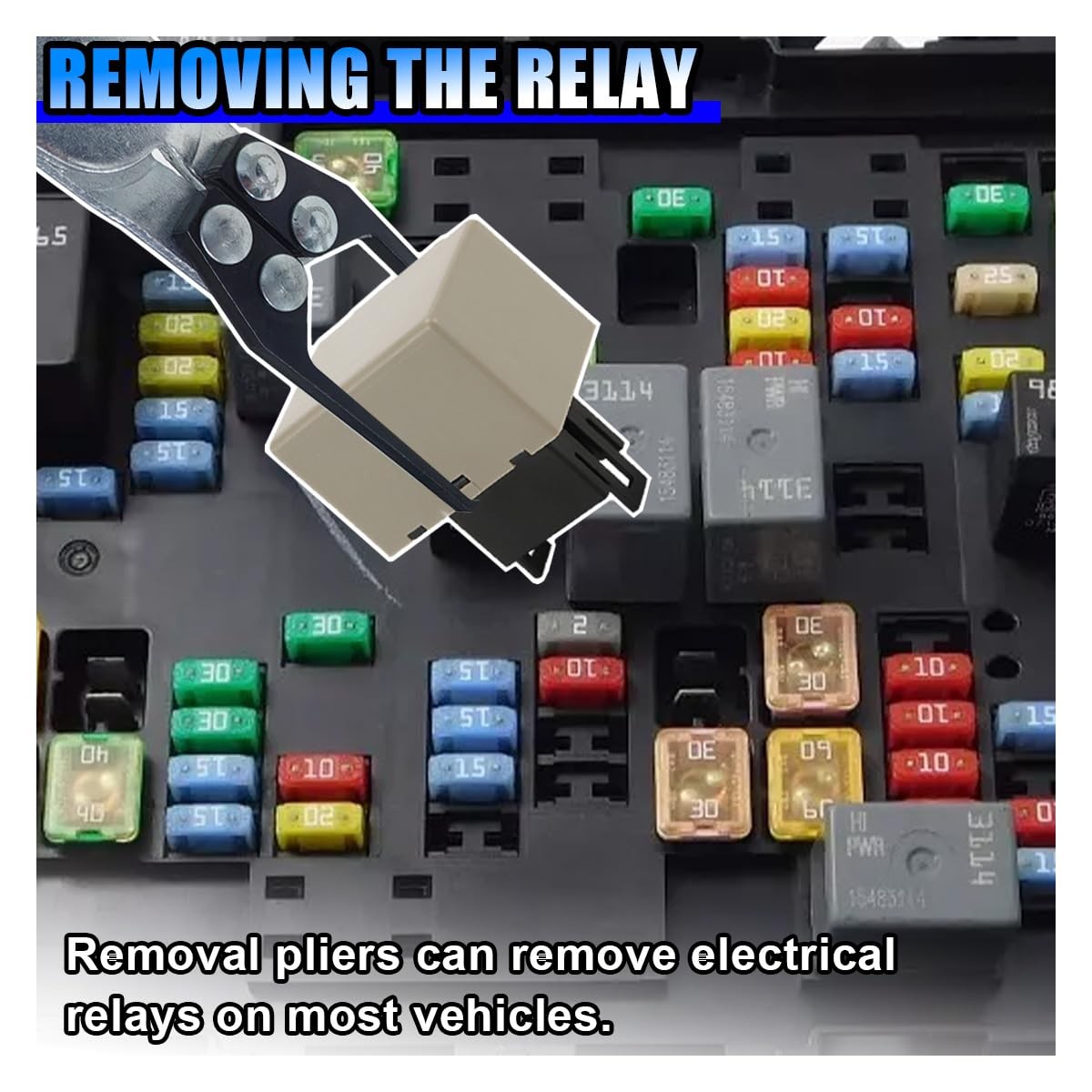 Relay Puller Pliers and Fuse Puller Plier Automotive Relay Fuses Puller Tools