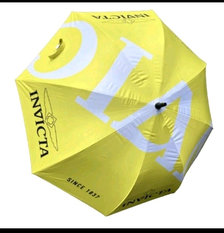 Umbrella By Invicta. Large Size. Yellow/White. IG0103