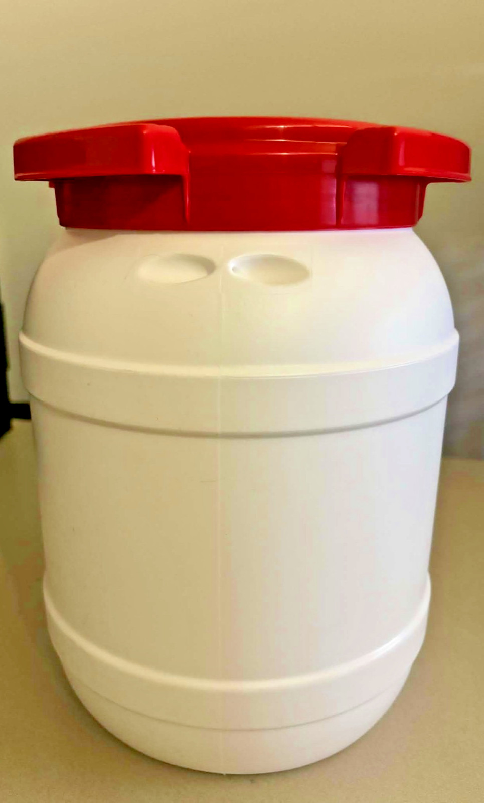CurTec 1.6 Gallon HDPE Plastic UN Rated Keg/Drum, Chemical Resistant Container