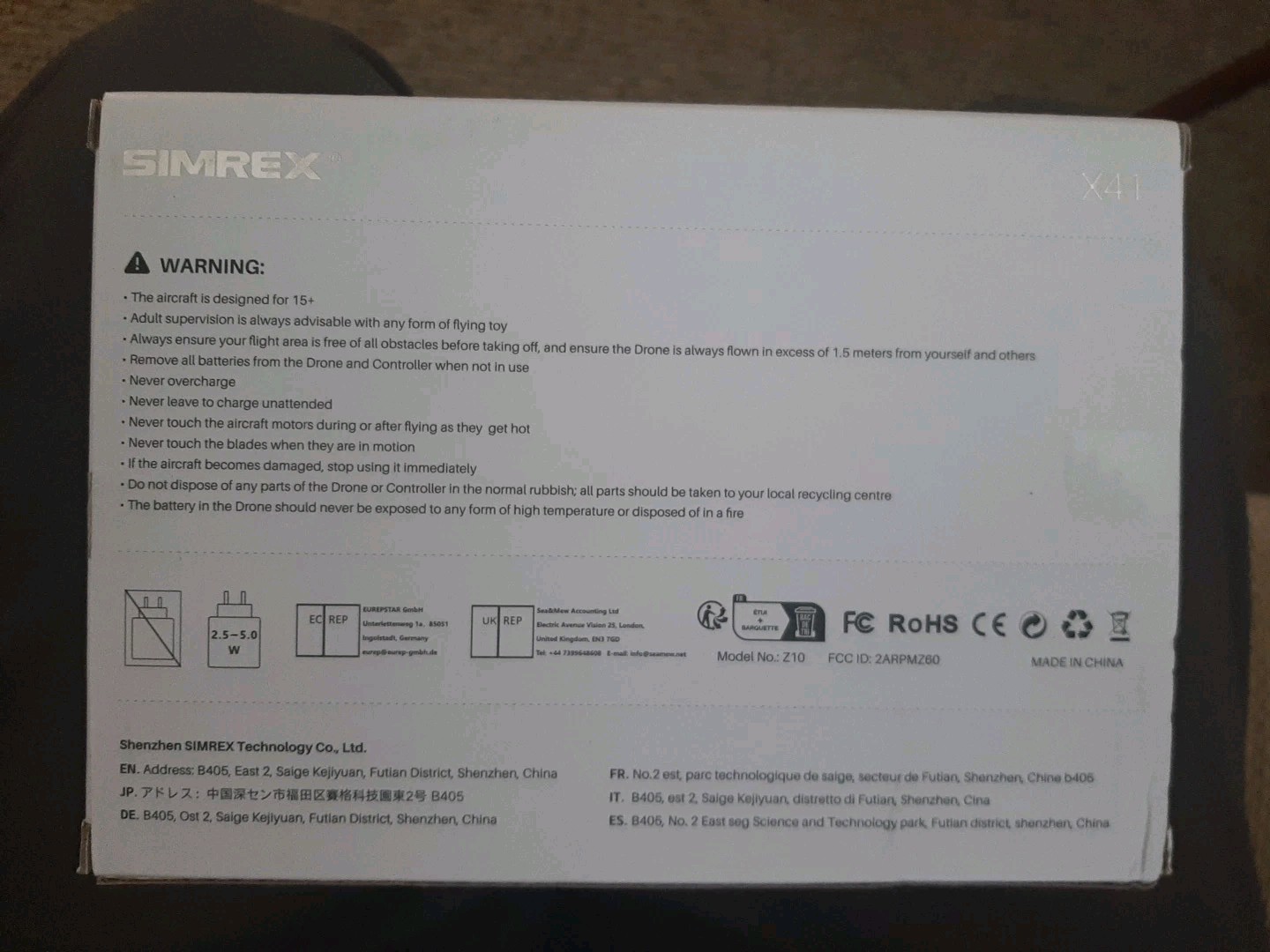 SIMREX X41 BEGINNERS DRONE ( Age : 15+ )