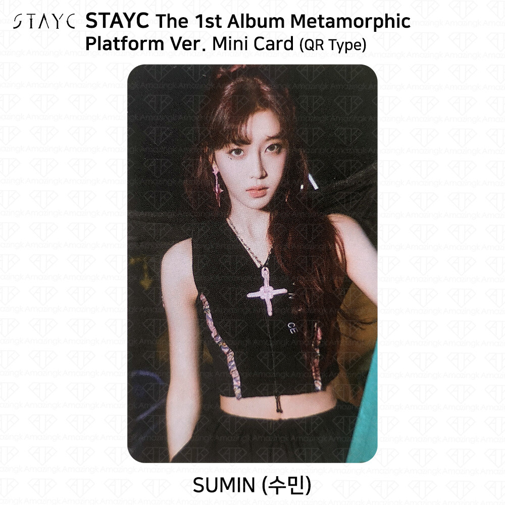StayC The 1st Album Metamorphic Platform Ver Official Selfie Photocard QR Card