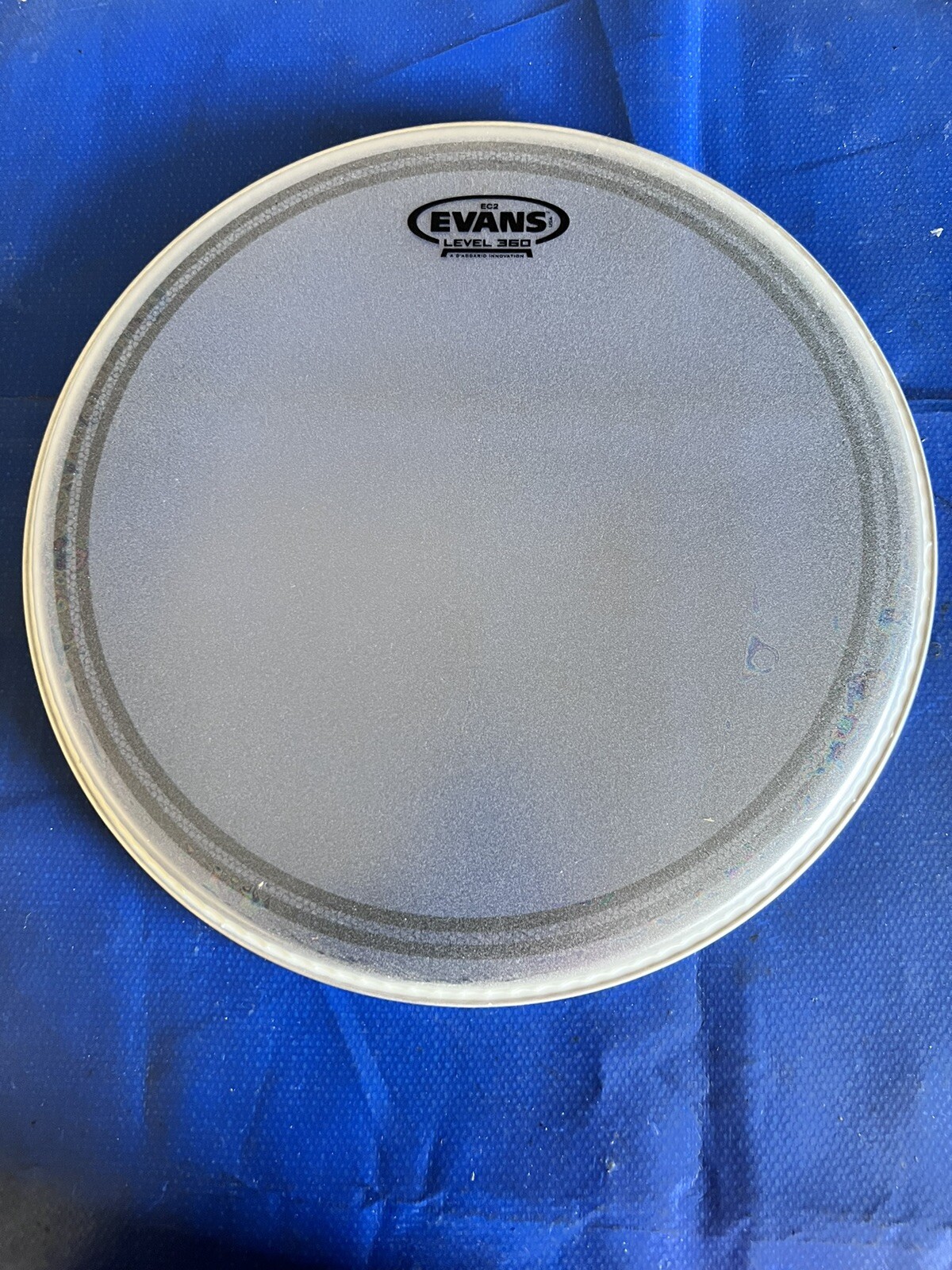 NEW   Old Stock   13" Evans EC2 Level 360 Drumhead -  Frosted