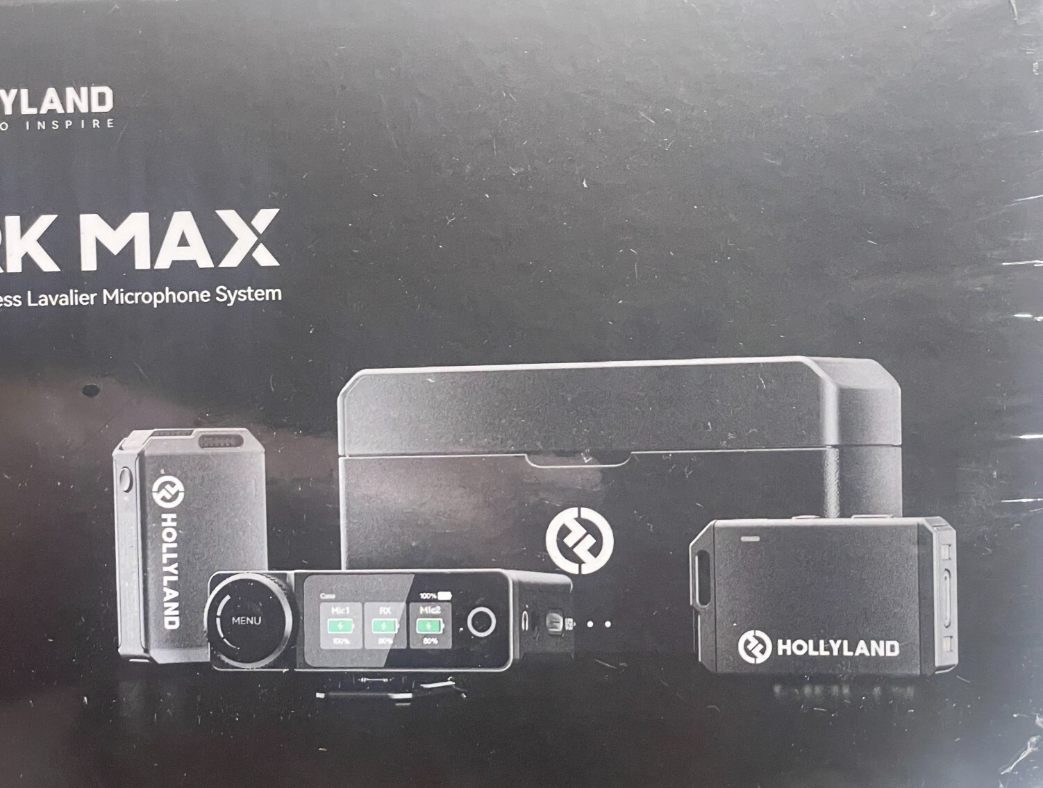 Hollyland Lark Max Duo Wireless Lavalier Microphone System DSLR iPhone Android