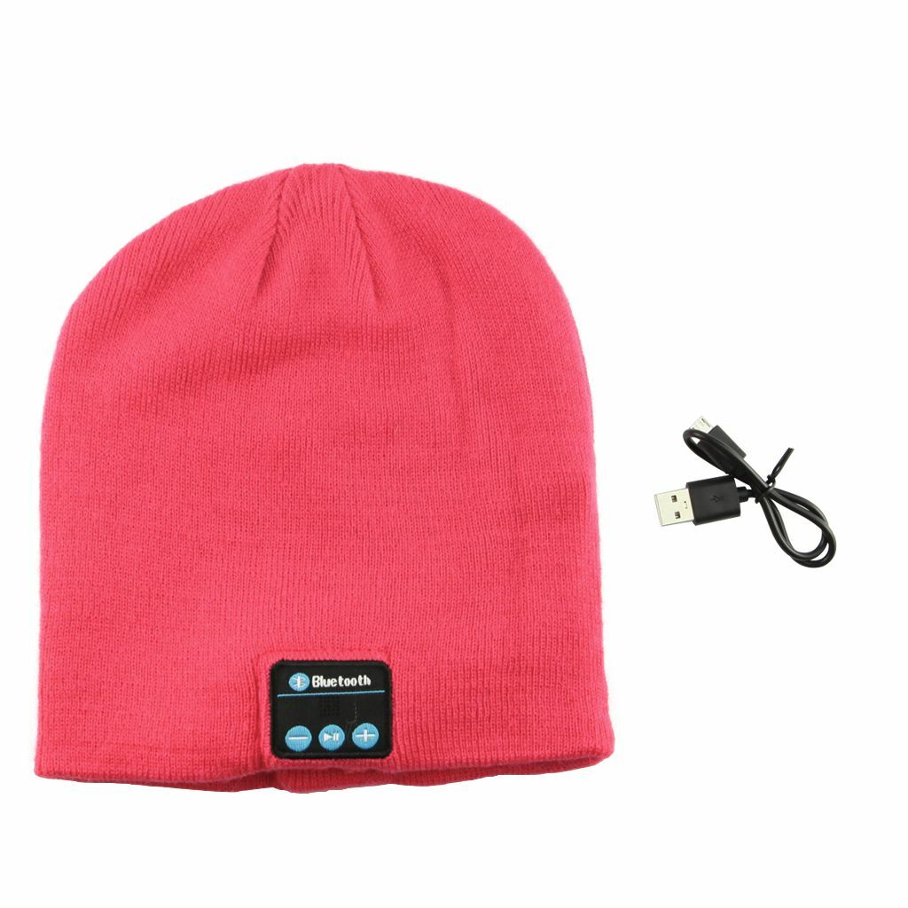 Soft Beanie Hat Warm Headset Headphone Speaker Mic Wireless Bluetooth Smart Cap