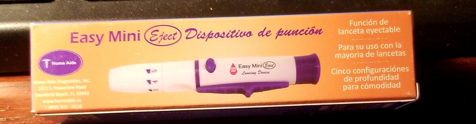 Easy Mini Eject Lancing Device