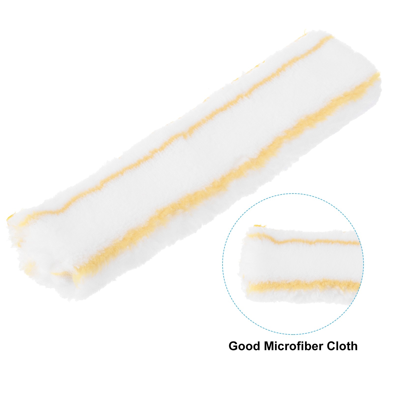 Microfiber Window Scrubber Replacement Head 9.84" Yellow/White