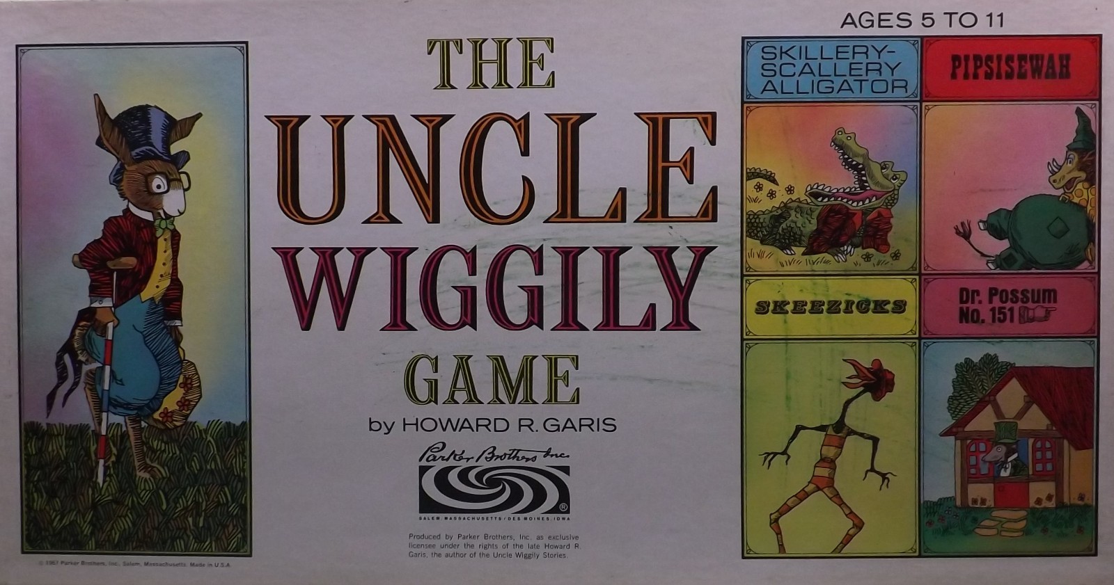 1967 The Uncle Wiggily Game ~ Replacement Pieces