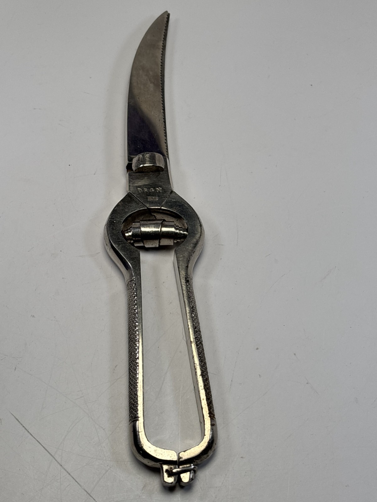 Vintage DRGM Bonsa Co Germany Poultry Shears 11" long Heavy