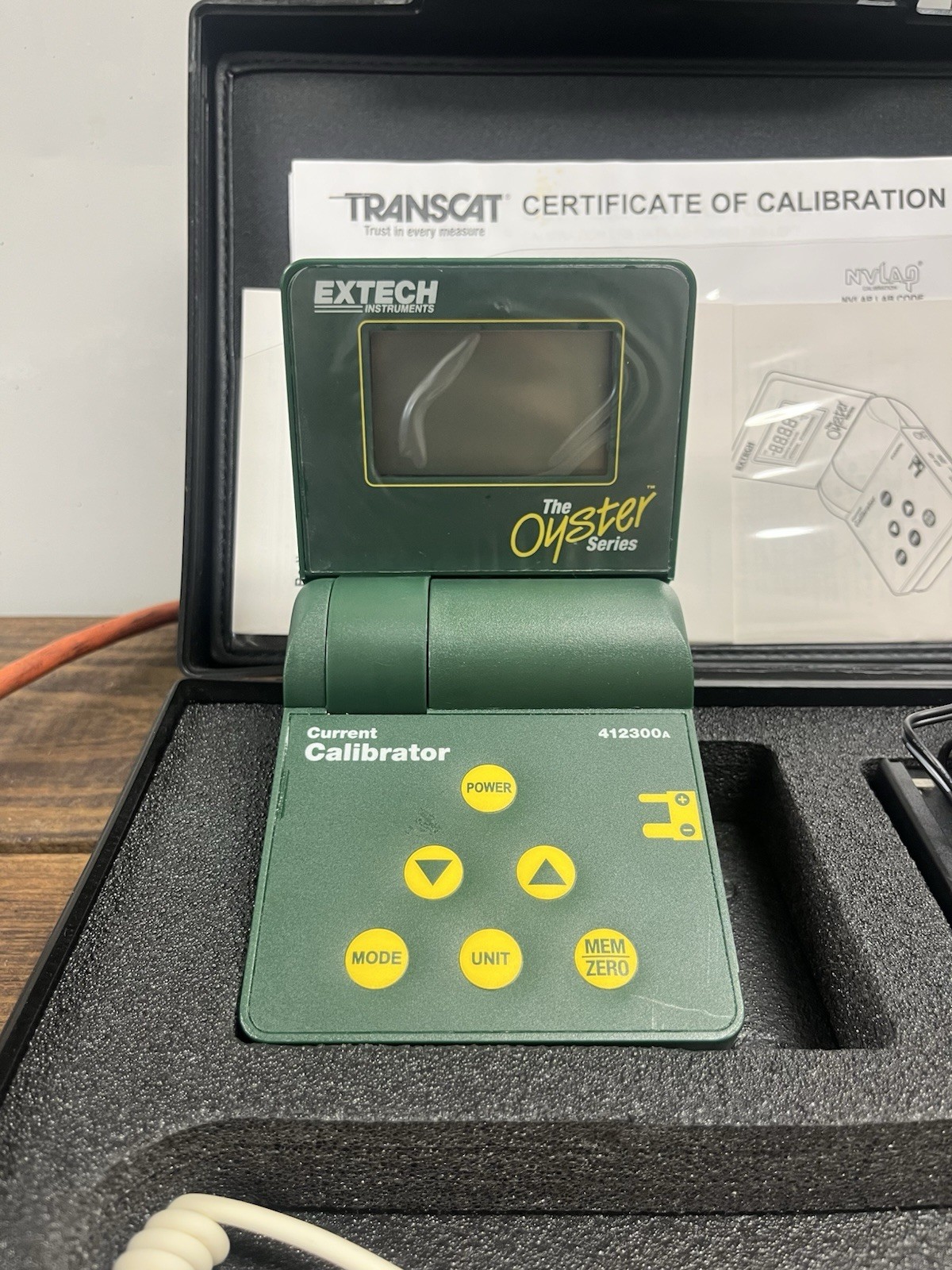 Extech 412300A The Oyster Current Calibrator Meter Process Devices Calibrated