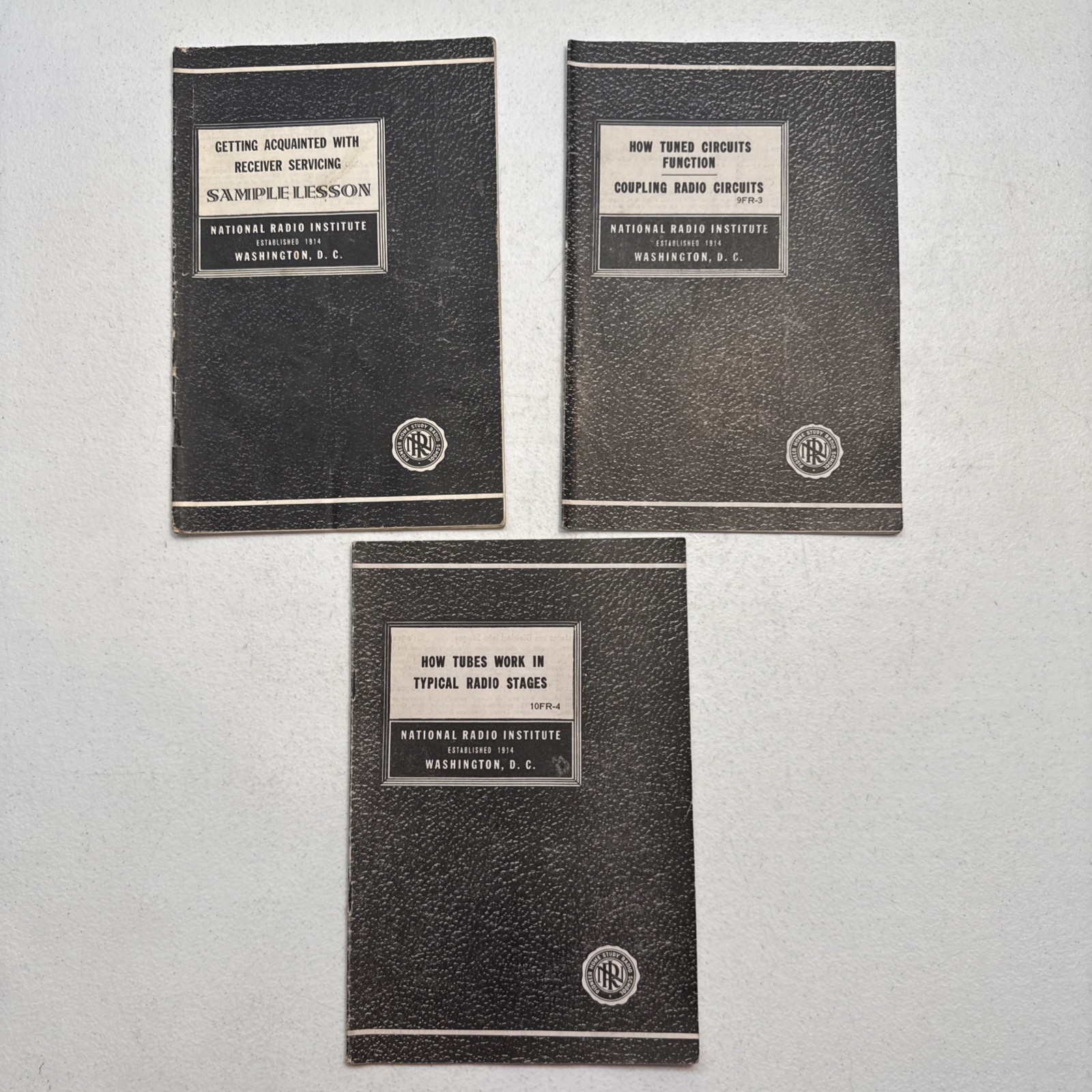 Lot Of 3 1940’s National Radio Institute Booklets