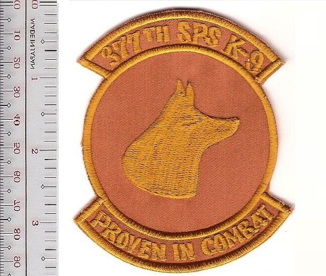 US Air Force Vietnam 377th Security Squadron Canine Unit NO TARIFF