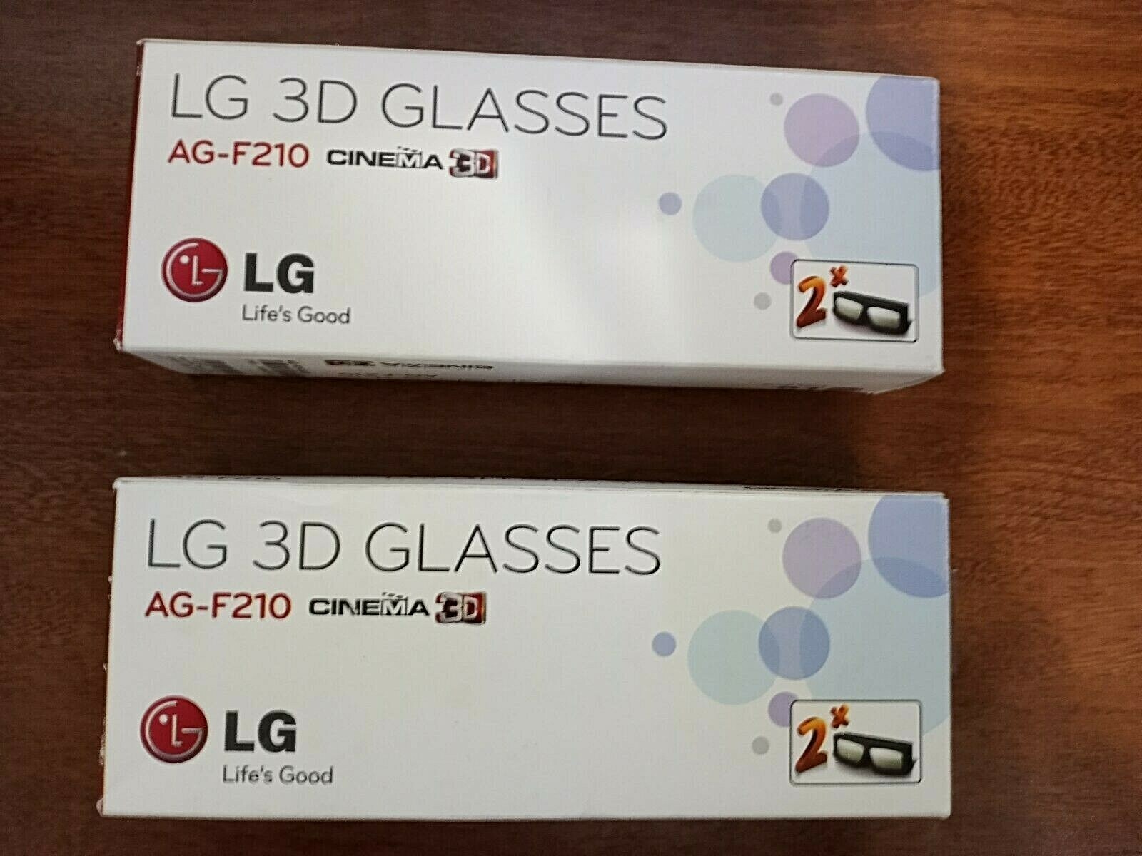 LG 3D glasses AG-F210 4 Pair