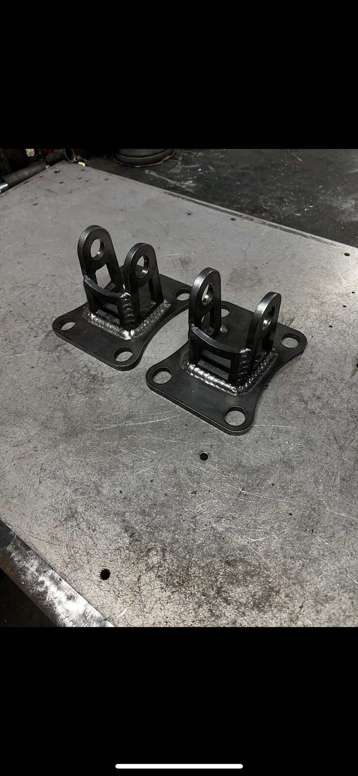 94-02 Dodge Ram 2500 bolt on rear traction bar mounts (5/8” Bolt Hole)
