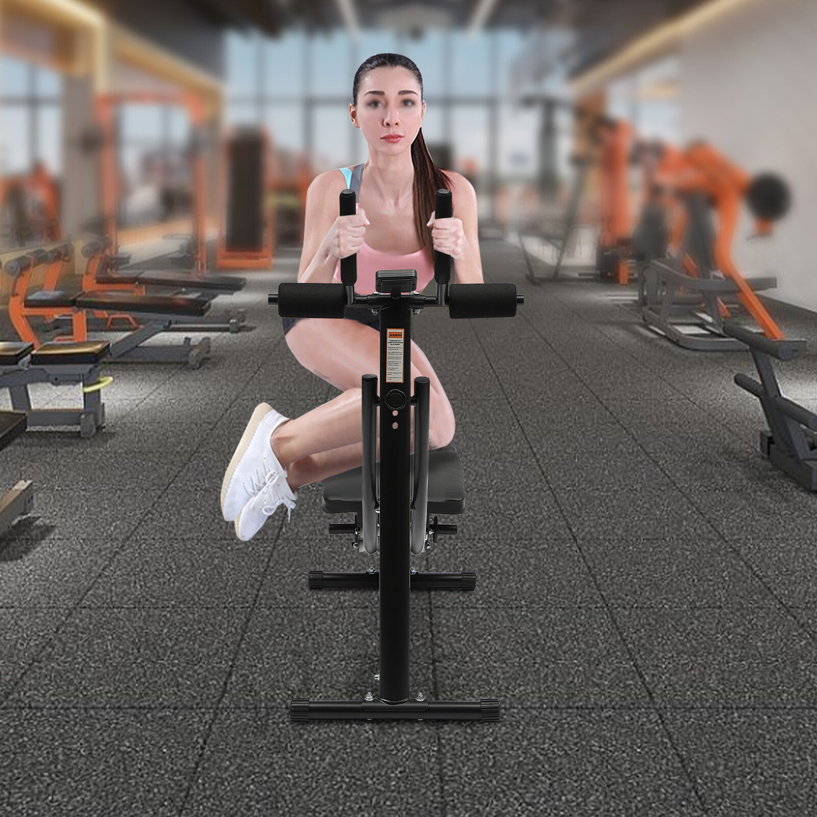 Core Ab Trainer Bench Abdominal Stomach Exerciser Workout Fitness Machine Gym