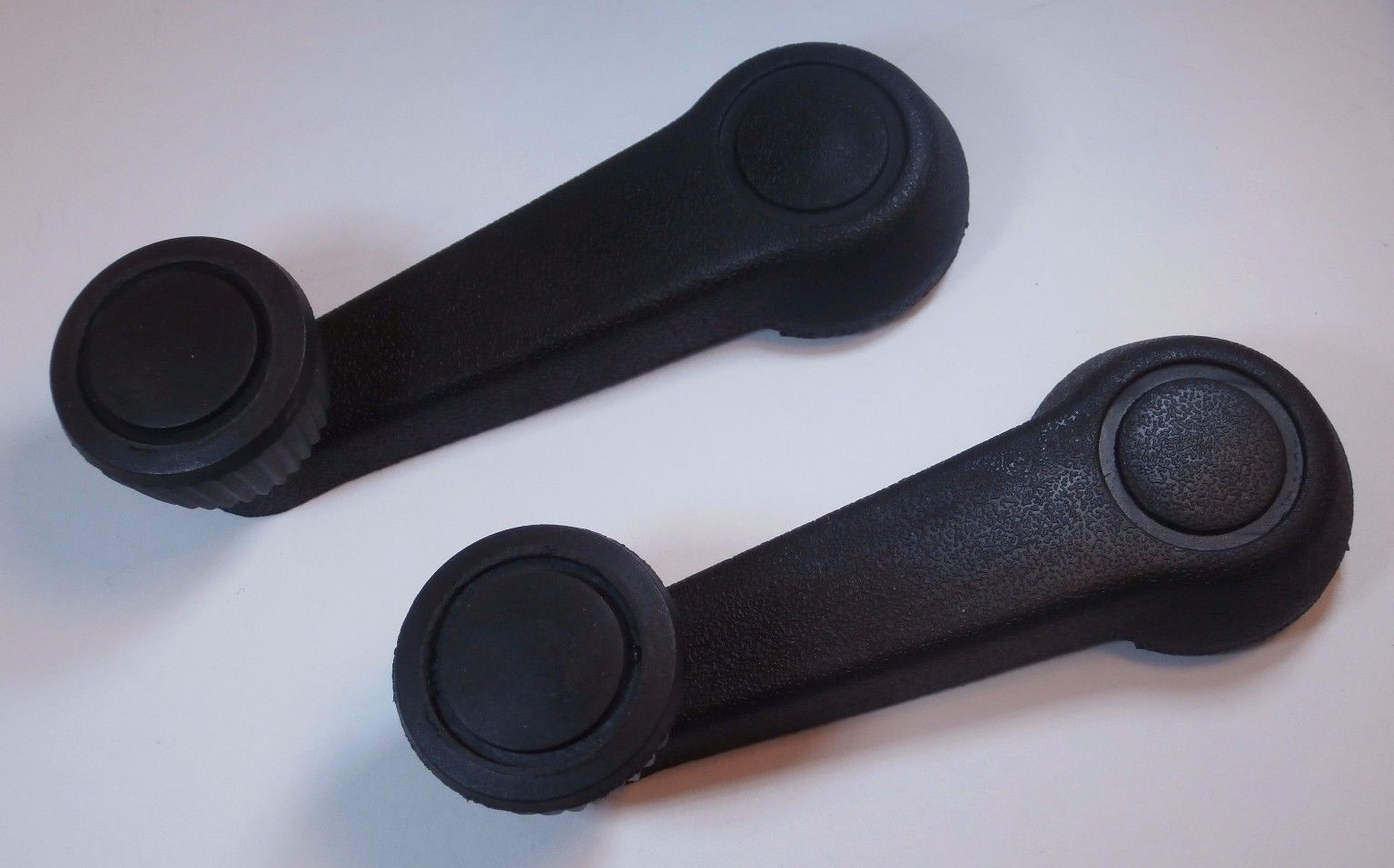 1980-1991 VW VANAGON BLACK WINDOW CRANK HANDLE WINDER SET OF 2 (PAIR) LEFT RIGHT