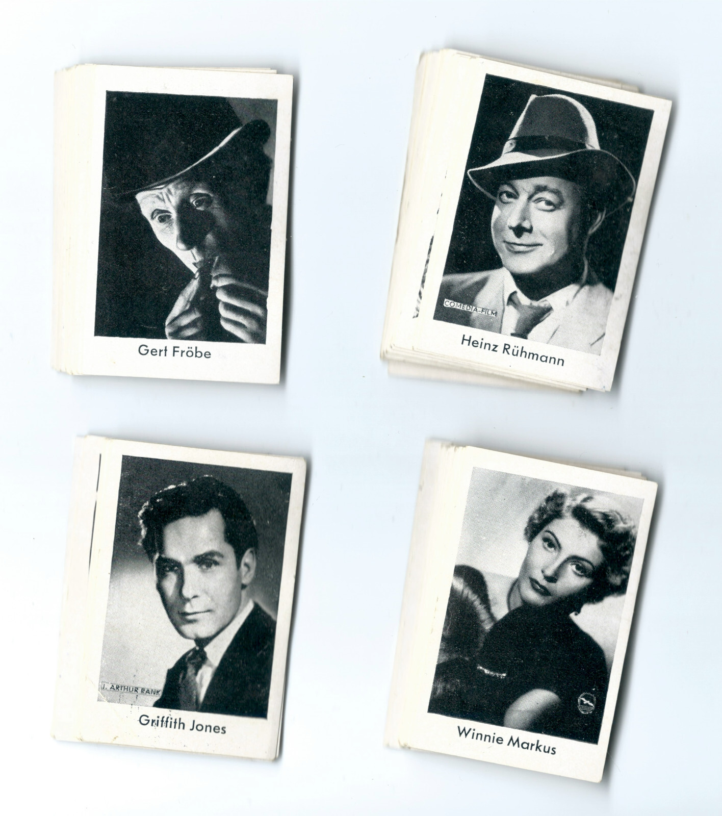 1950 Nordland Film-Lieblinge Film Star Cigarette Cards, You Pick