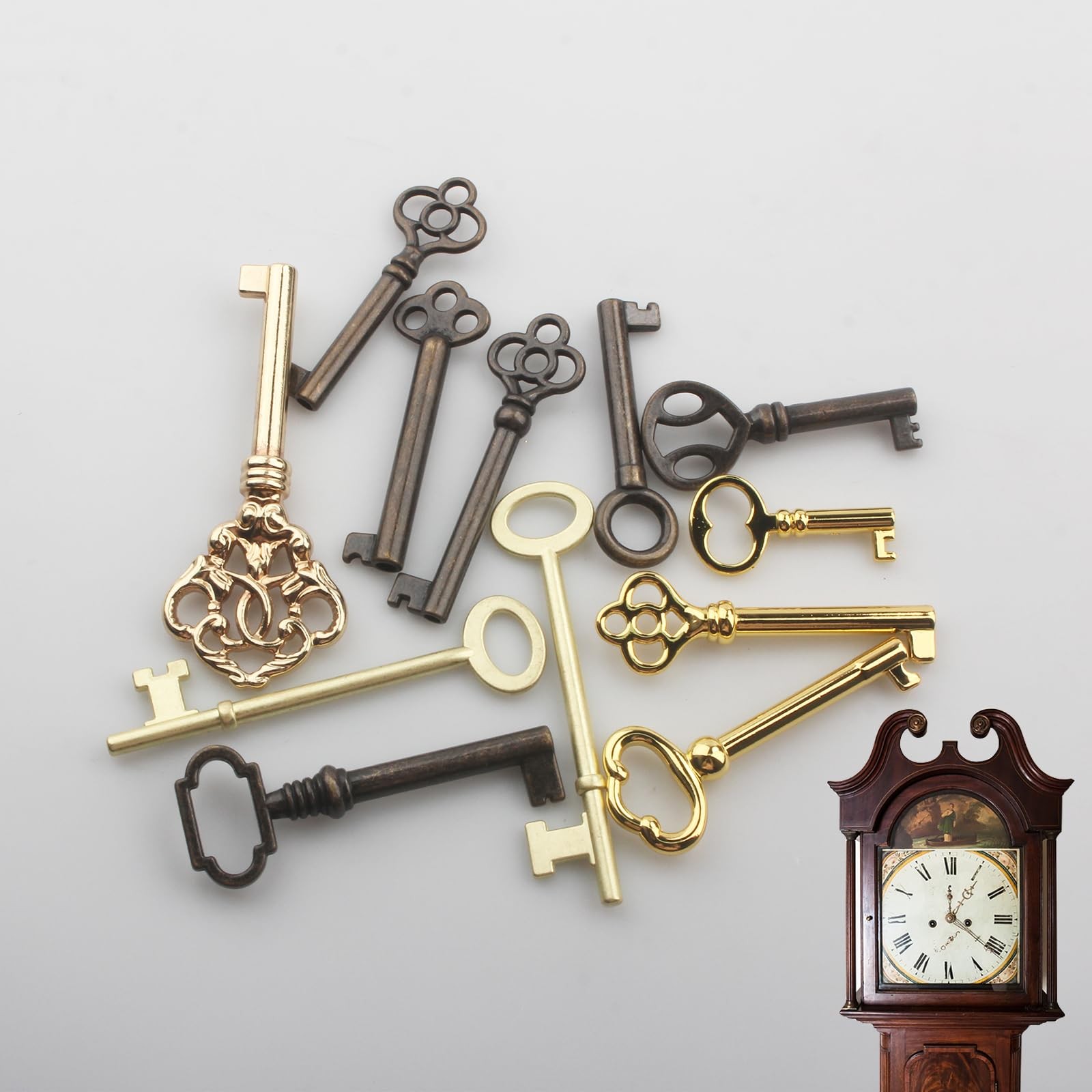 Skeleton Key Set,Universal Skeleton Replacement Keys, Vintage Keys Kit for An...
