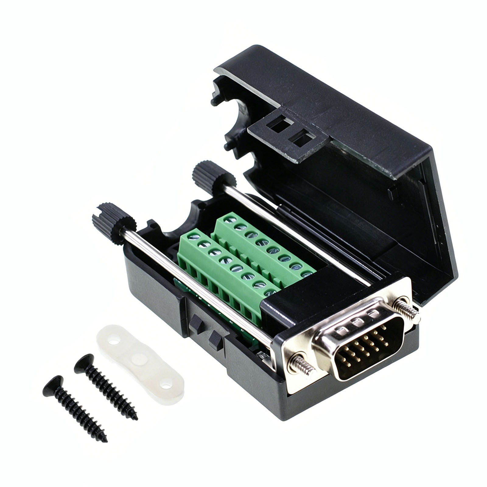 D-SUB DB15 VGA Male Female 3Row 15Pin Plug to Terminal Breakout Board Connectors