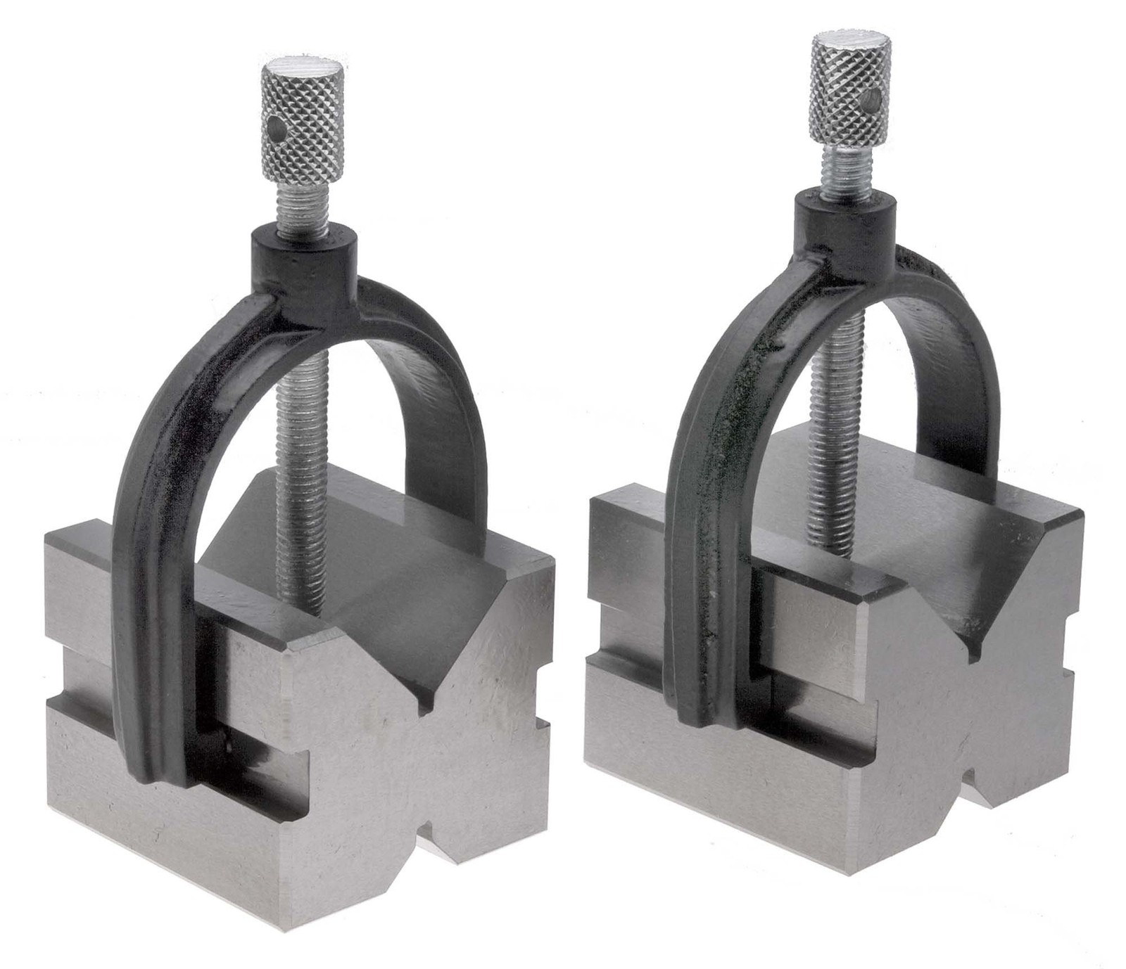VME VB-1 V Block and Clamp Set 1 Inch Capacity Precision Machinist Workholdin...