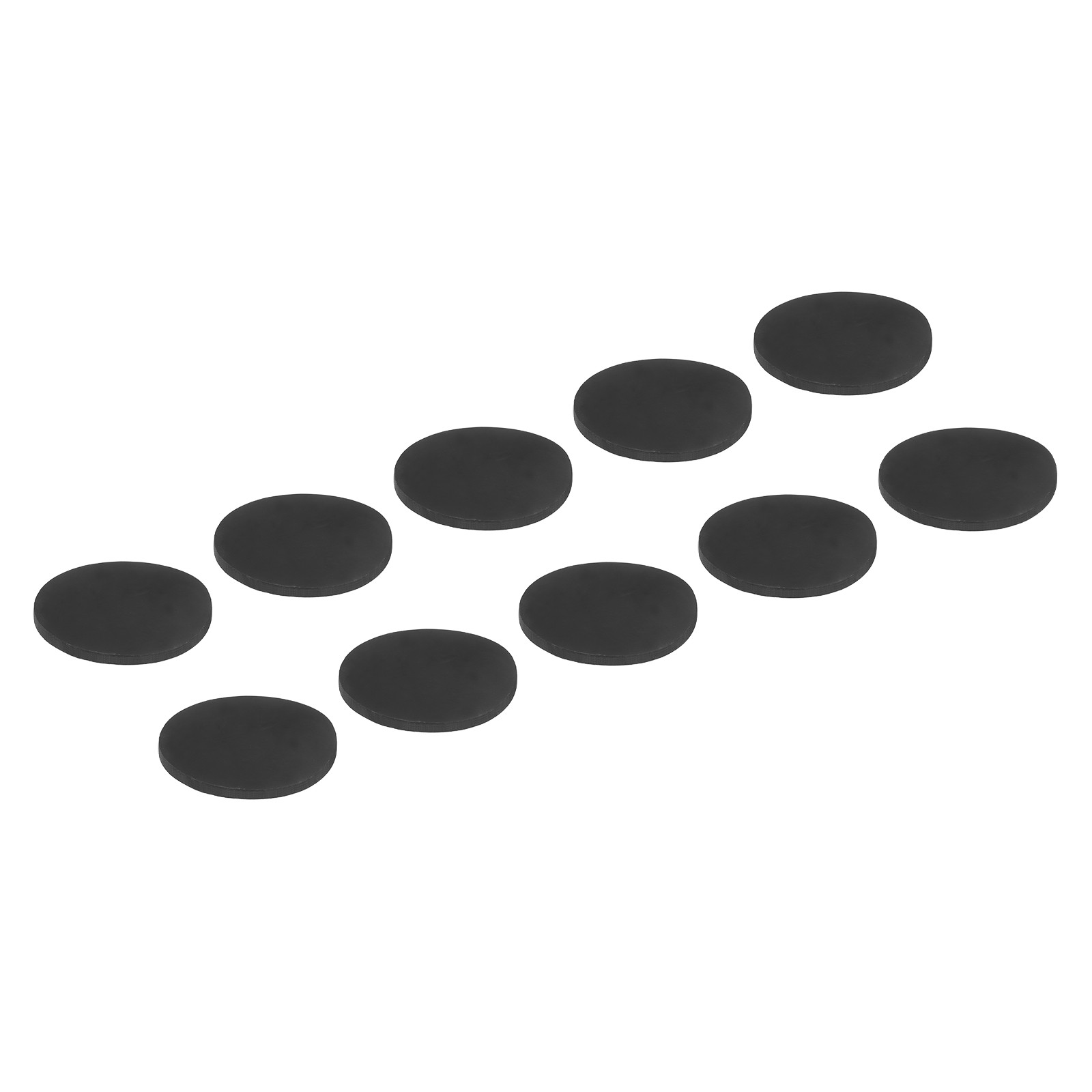 10 Pcs Non Slip Furniture Pads 75mm x 5mm, Adhesive Backed Rubber Feet