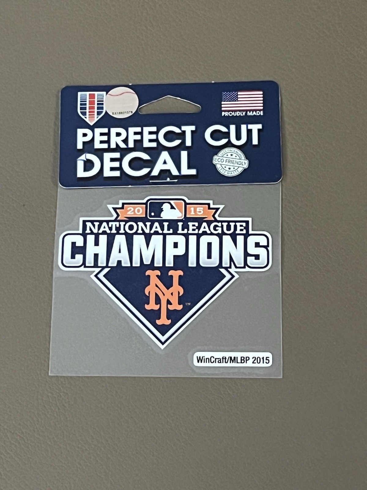 Vintage Perfect Cut Decal New York Mets 2015 National League Champions Decal NIP