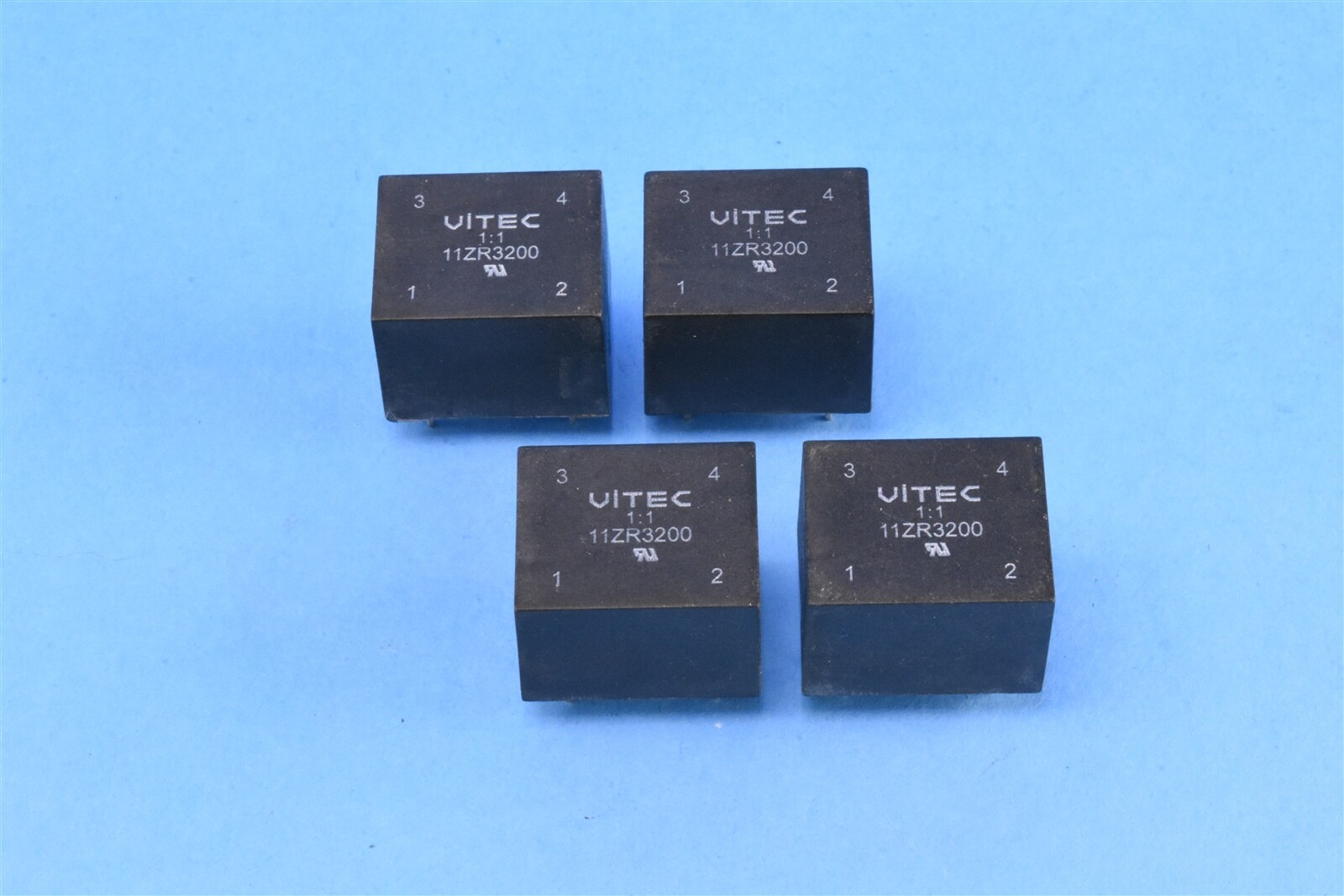 4 (Four) DCR=3-3 Ohm 1:1 Vitec Trigate Isolation UL Pulse Transformers 11ZR3200
