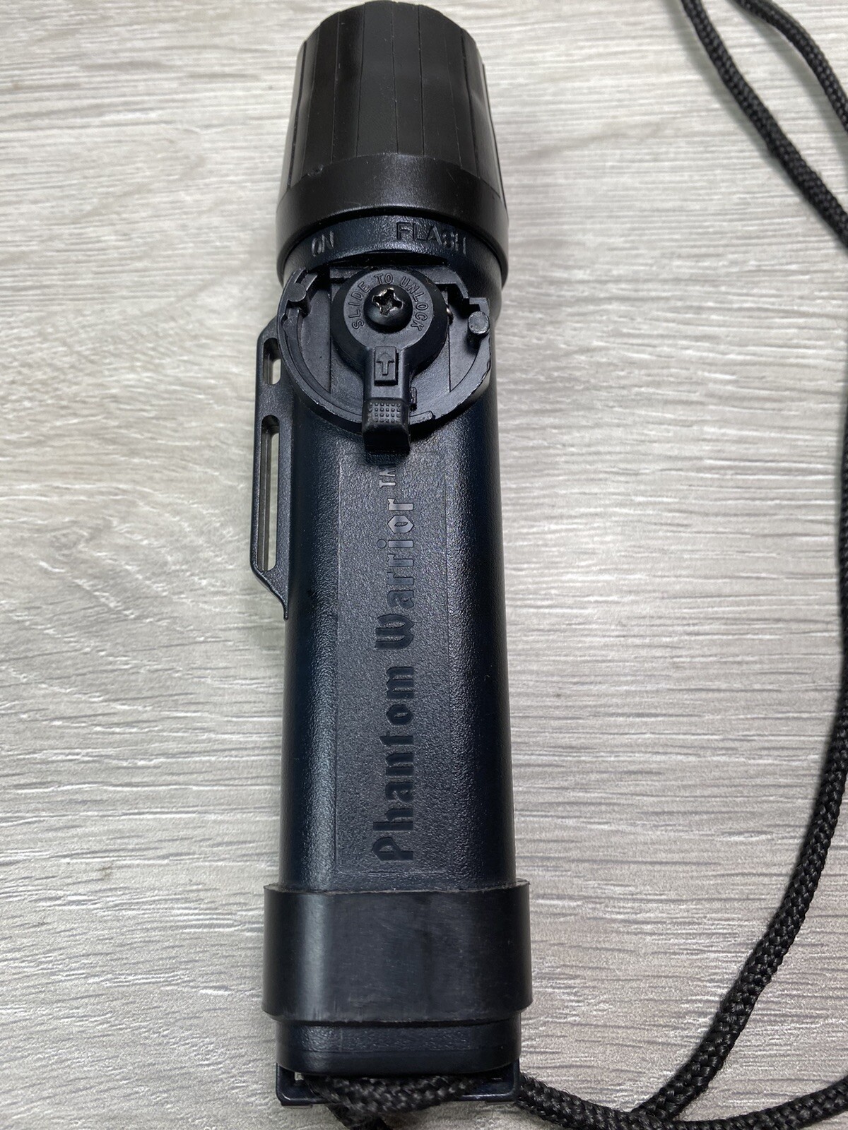 Phantom Warrior Flashlight Military Grade Black