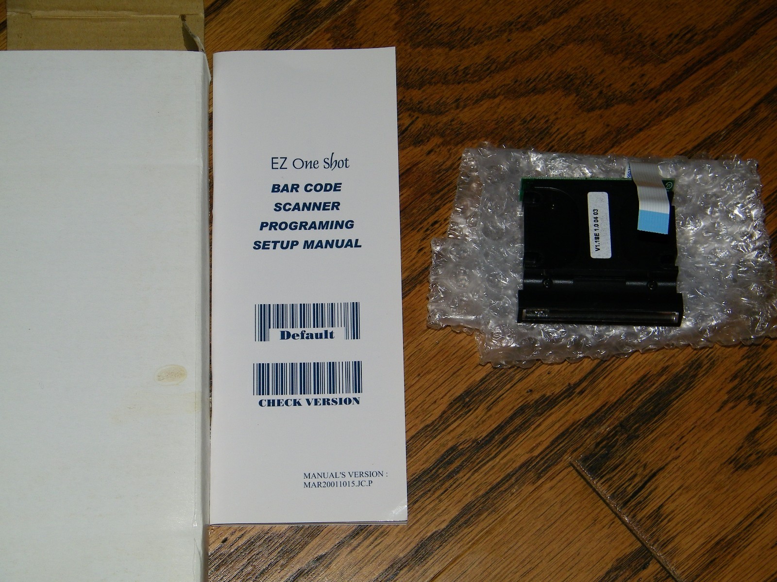 IDTech EZ One Shot USB CCD Barcode Scanner Replacement Scanner NIB