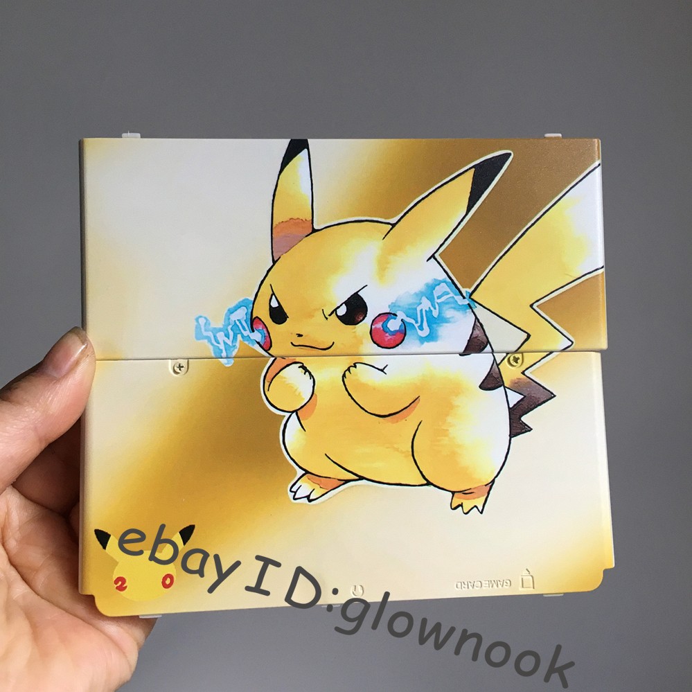 Hot Pokémon Pikachu Cover Shell for Nintendo series console parts Custom Housing