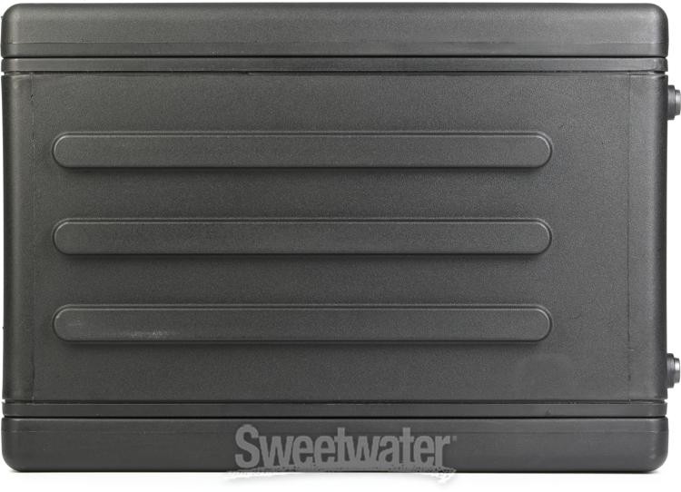SKB rSeries Shallow Rolling Rack Roto-molded Case - 8U