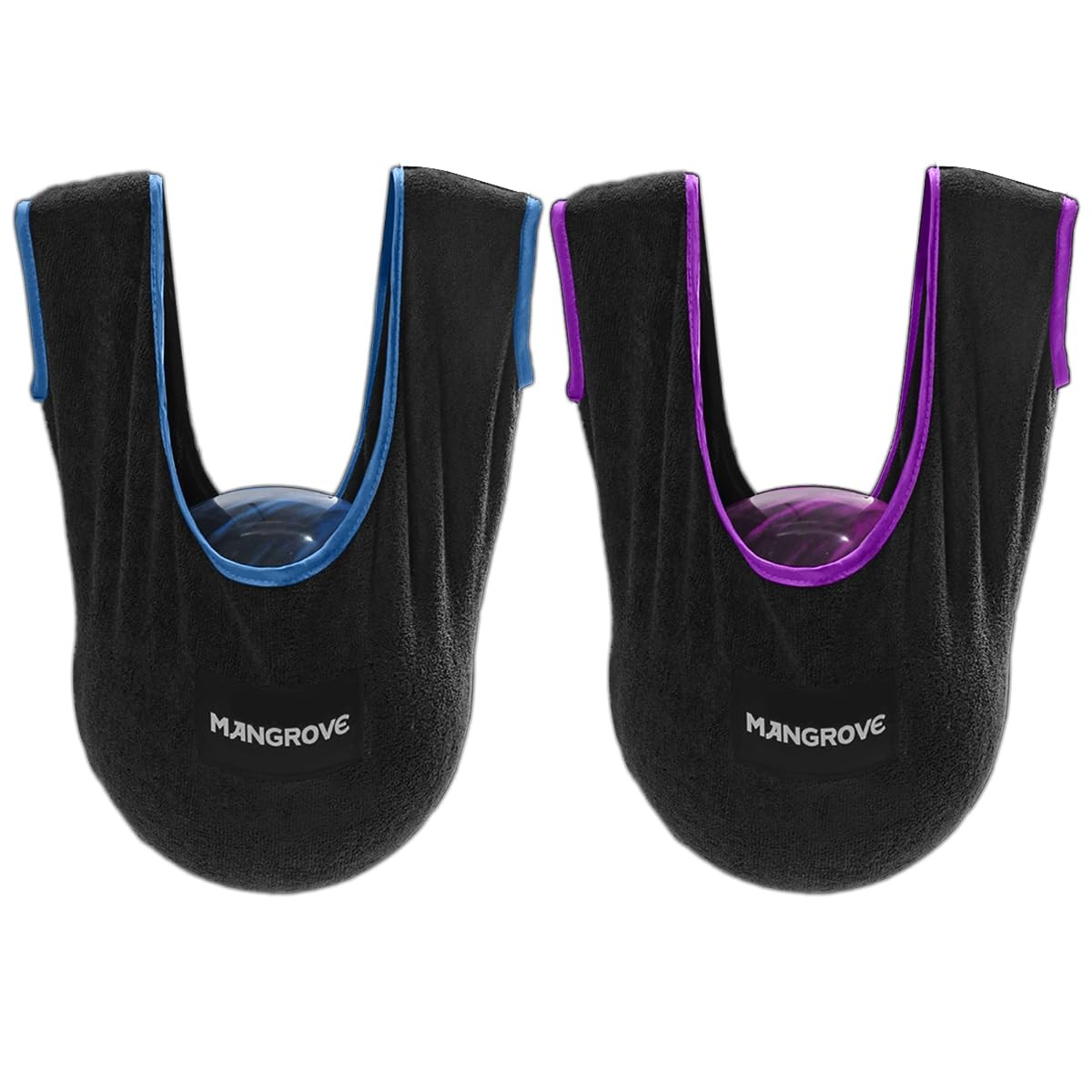 Microfiber Bowling Ball Polisher & Towel Set - Washable Ball Cleaner Holder