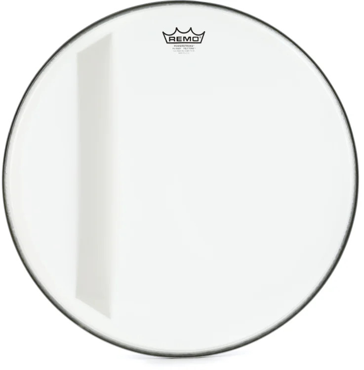 Remo Powerstroke 3 Felt Tone Bass Drumhead - 20" - Hazy