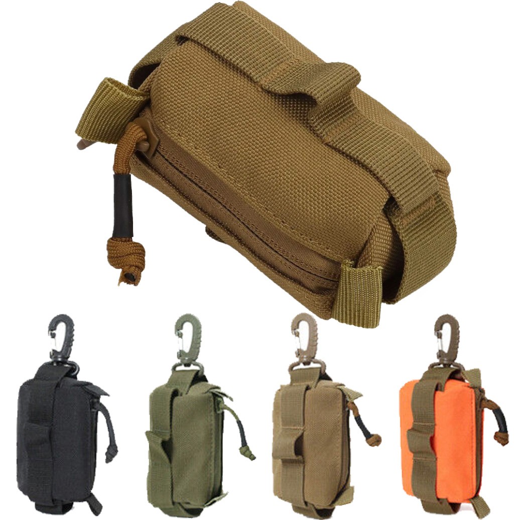 Tactical Molle EDC Pouch Men Military Key Coin Purse Outdoor Belt Waist Pack Bag