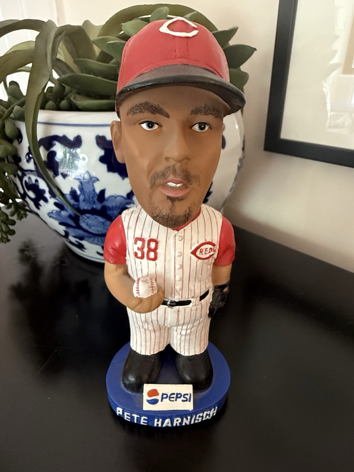 Pete Harnisch Cincinnati Reds Pepsi SGA Bobblehead Stadium Giveaway 2001 Box