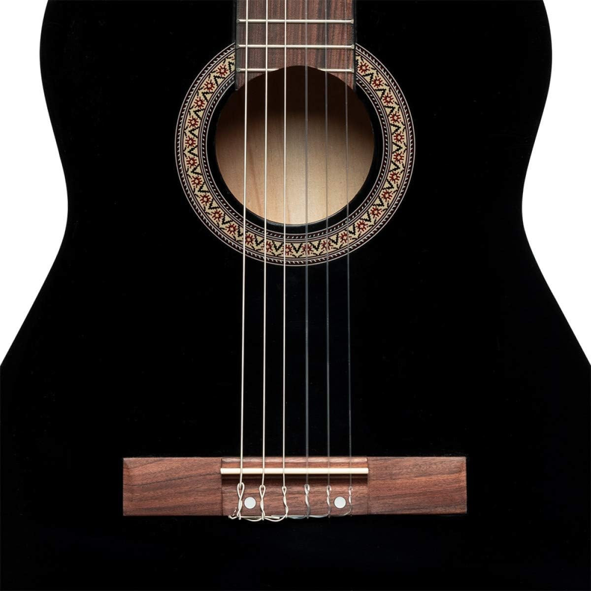6 String Classical Guitar, Right, Black, Full (SCL50-BLK)