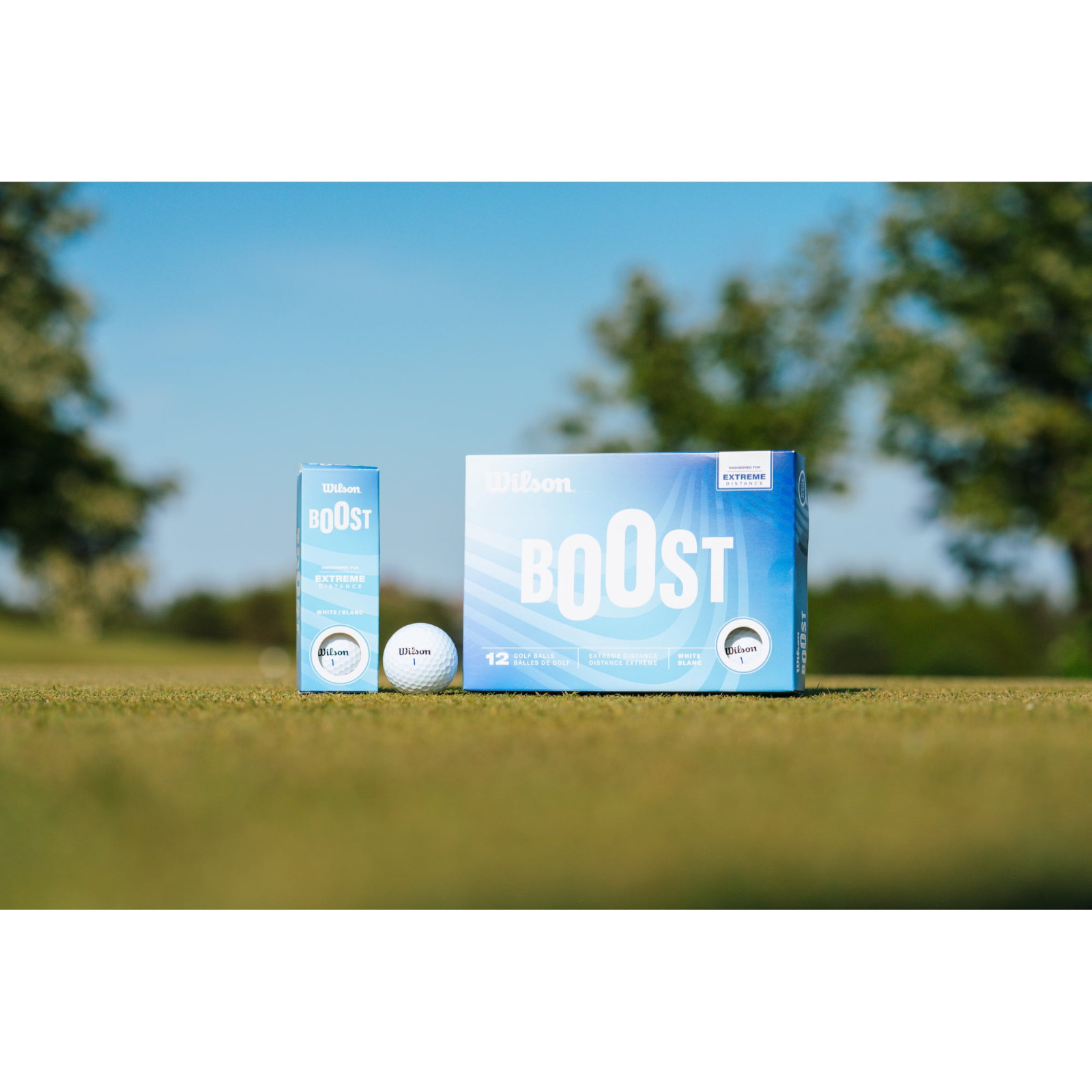 4 Pack Wilson BOOST Golf Balls White 12 Balls Each (FREESHIP)
