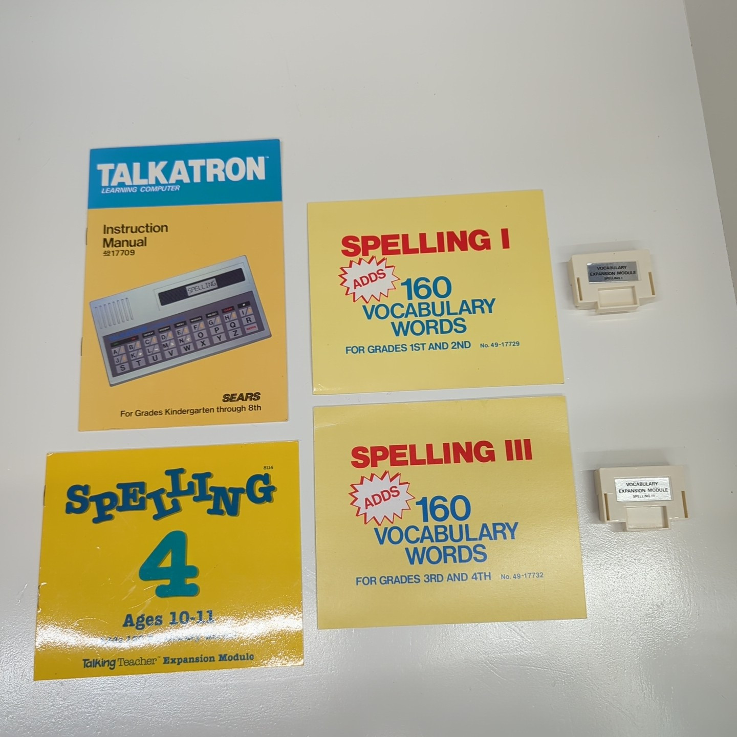 Vintage Sears Talkatron Learning Computer Talking Math Spelling Tiger 1985