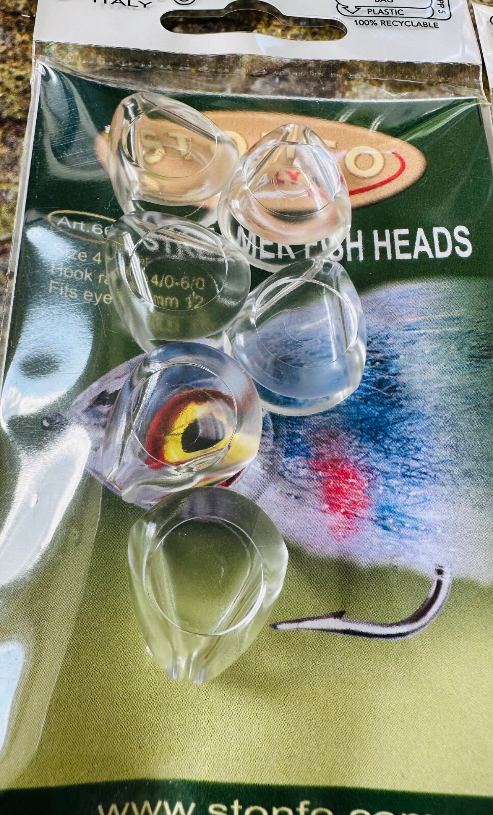 Stonfo 668 Streamer Fish Heads all Sizes