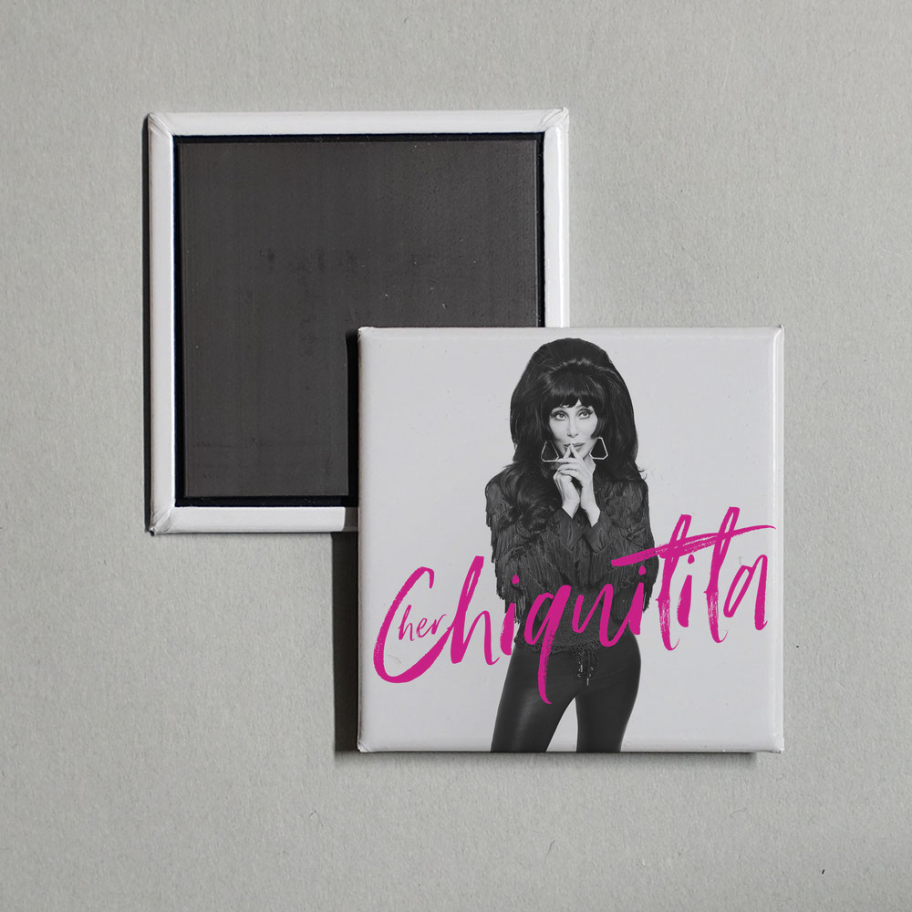 Cher - Chiquitita Album Cover Locker Fridge Magnet