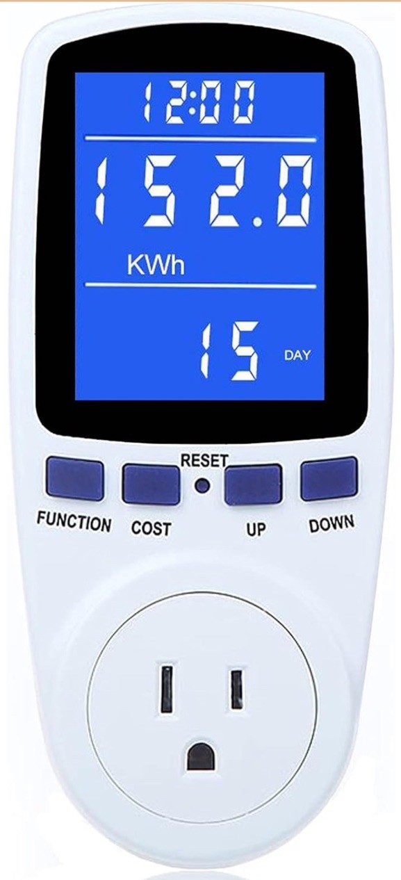 Upgraded Watt Meter Power Meter Plug Home Electricity Usage Monitor, Electrical