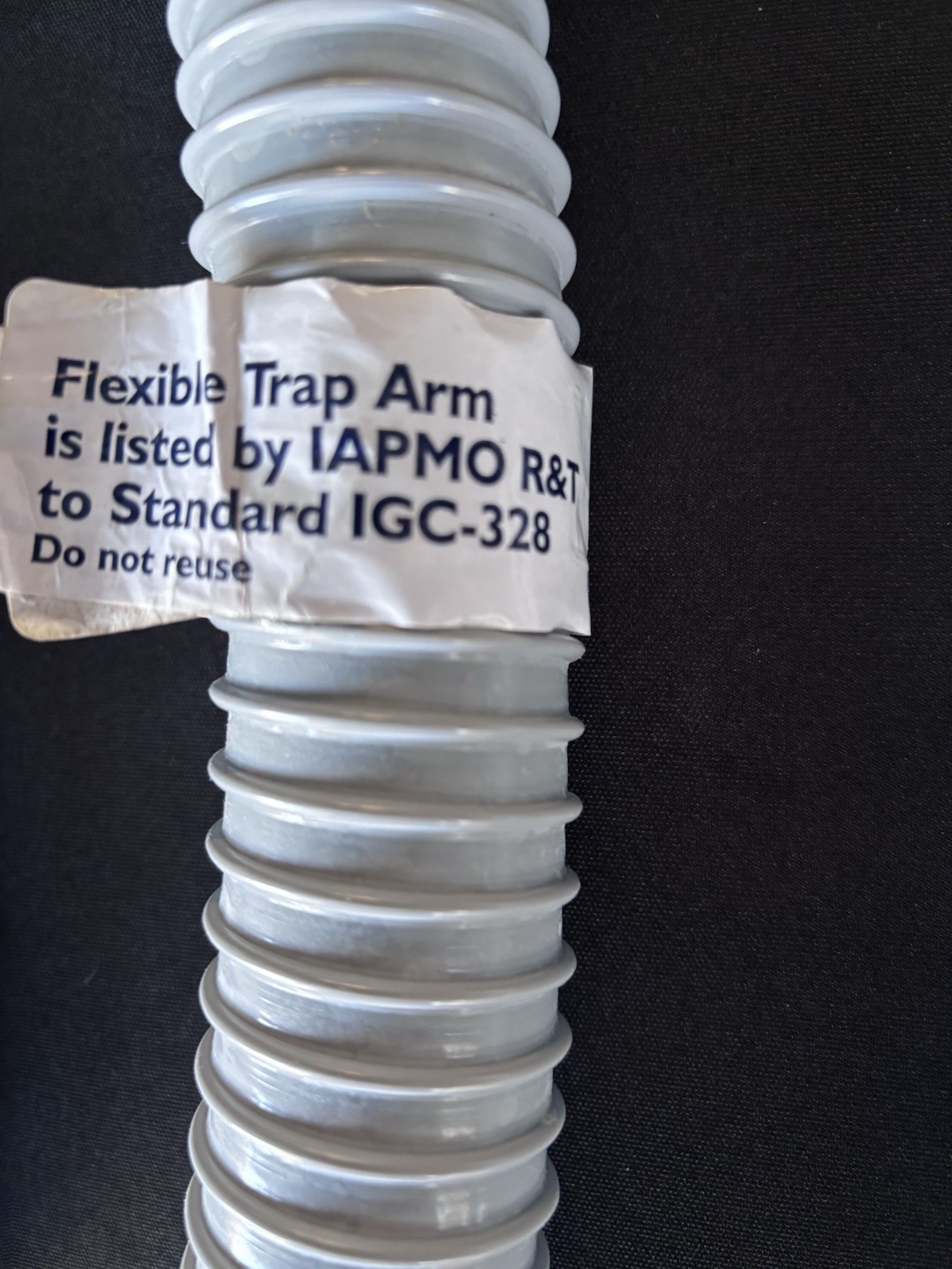 Flexible Trap Arm by IAPMO R IGC-328 in Gray Leak Tested T1-T3. 3 Flexible Hoses