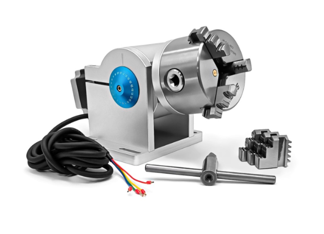 D80 Marking Machine Rotary Axis Marking Machine Rotary Fixture Rotary Table