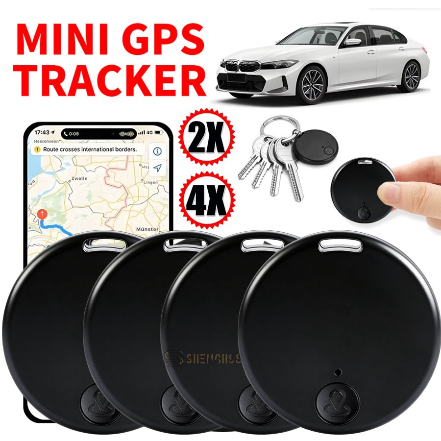 2/4 PCS Localizador GPS Para Perros Encontrar Llaves De Auto Rastreador Espia