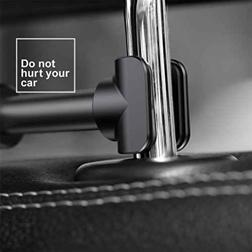 Car Headrest Mount Compatible with Switch 2 Model 2025/ Swith Black
