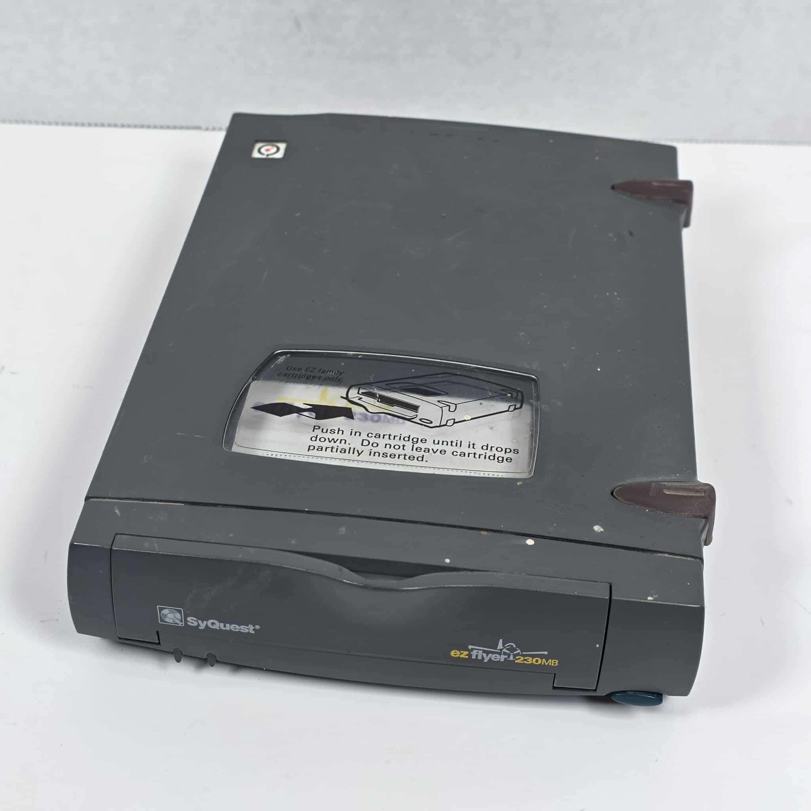SyQuest ezflyer 230MB External EZ230P-08  27005 Mac Or PC Vintage Must See