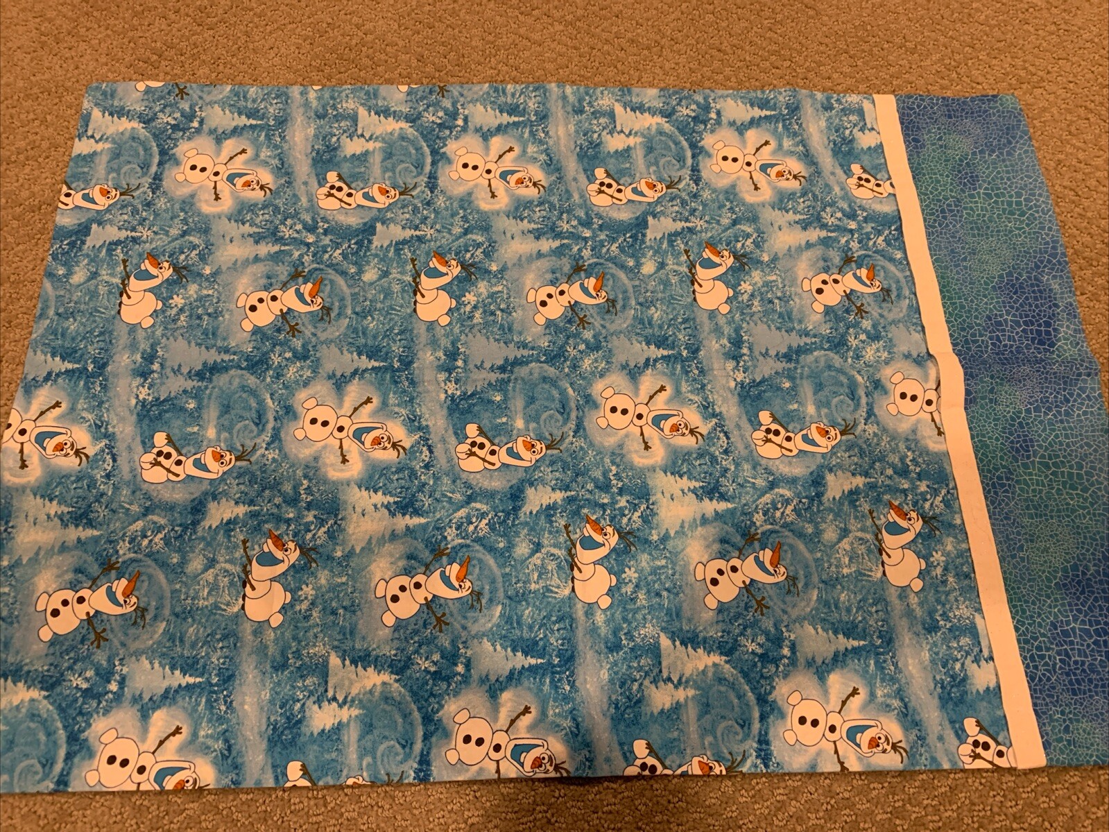 Youth New Handmade Cotton Frozen PILLOWCASE  for a 29 X 19 1/2 pillow OLAF