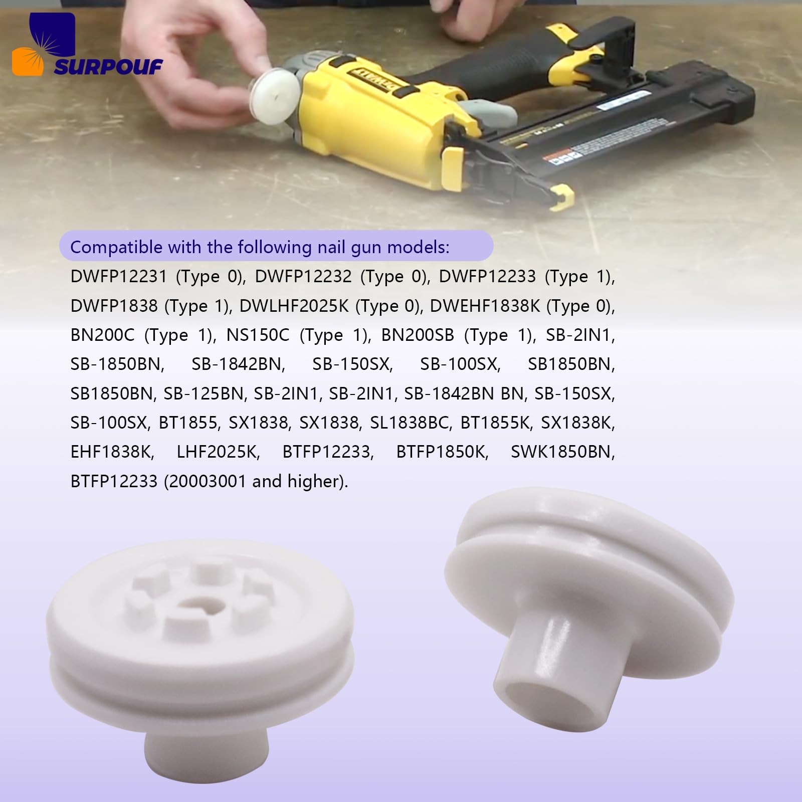 180450-S Head Valve (2Pack) Fits for Replacement Bostitch As Pic