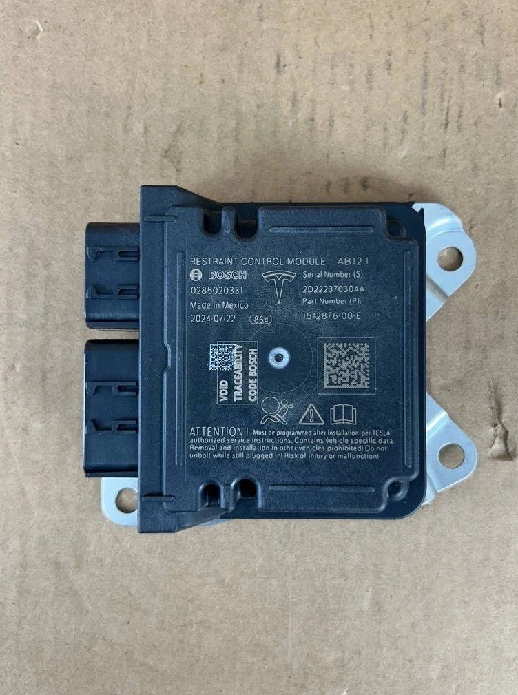 ✅ NEW! 20-25 Tesla Model 3 Y Restraint Control Module 1512876-00-E RCM SRS