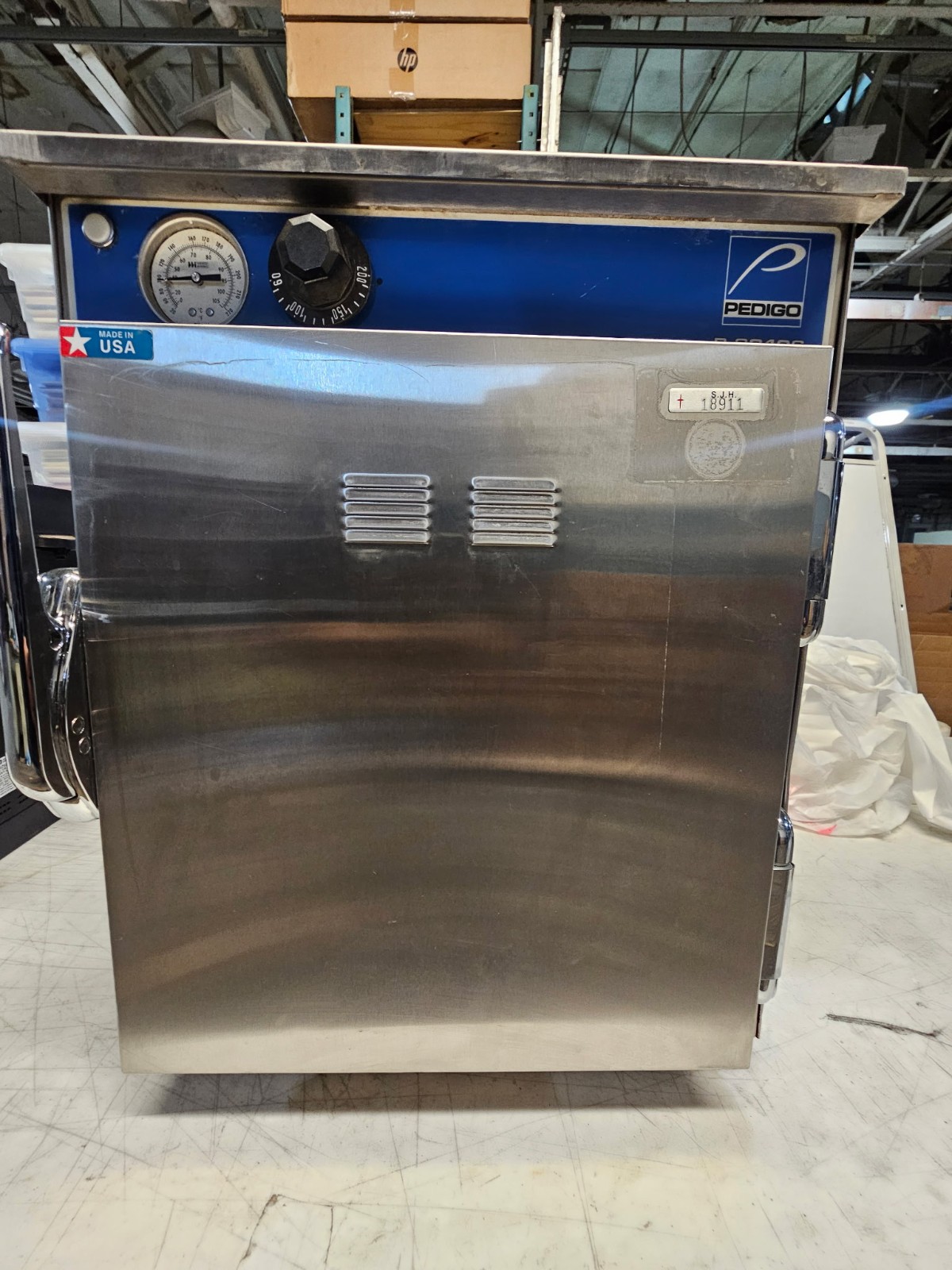 Pedigo P-2010S Heater Blanket Warming Cabinet Stainless Steel | For Parts